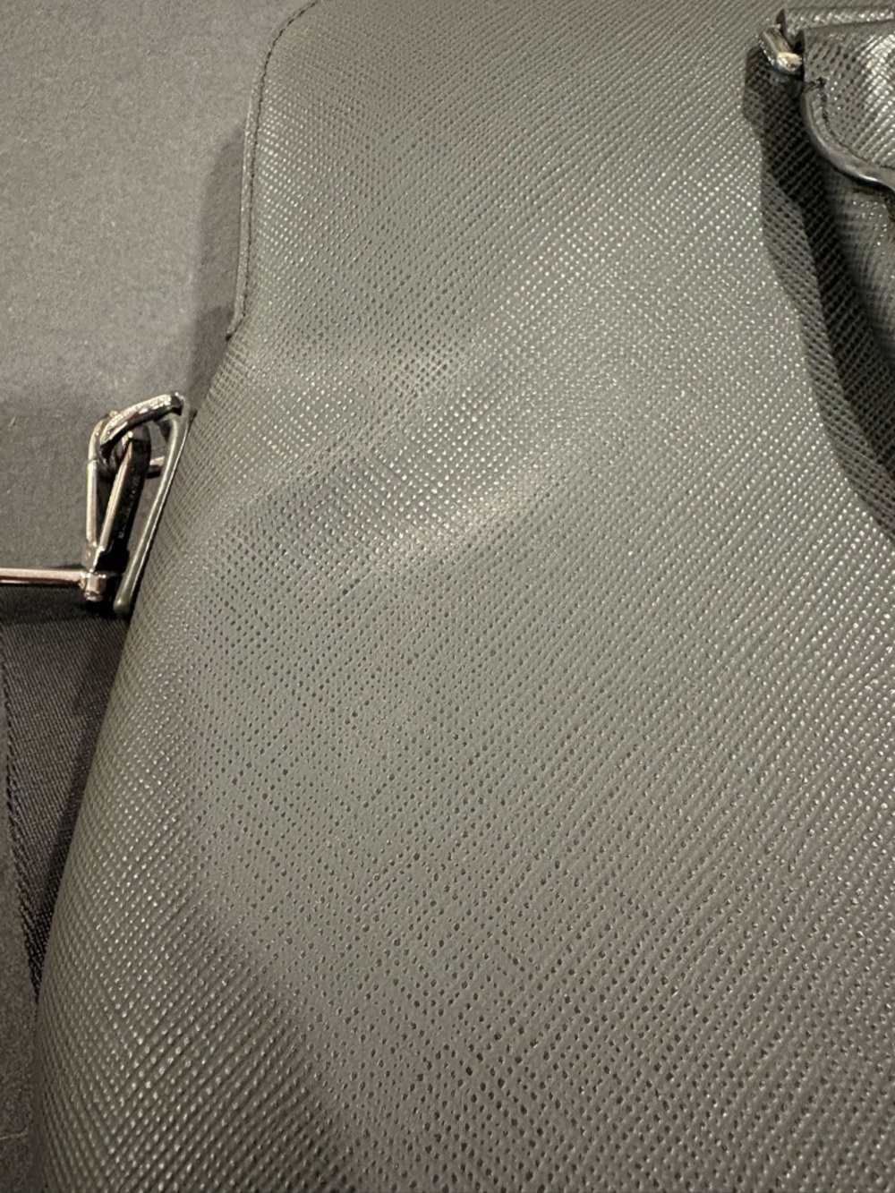 Michael Kors Black Saffiano Leather Briefcase with Shoulder Strap - Picture 6 of 13